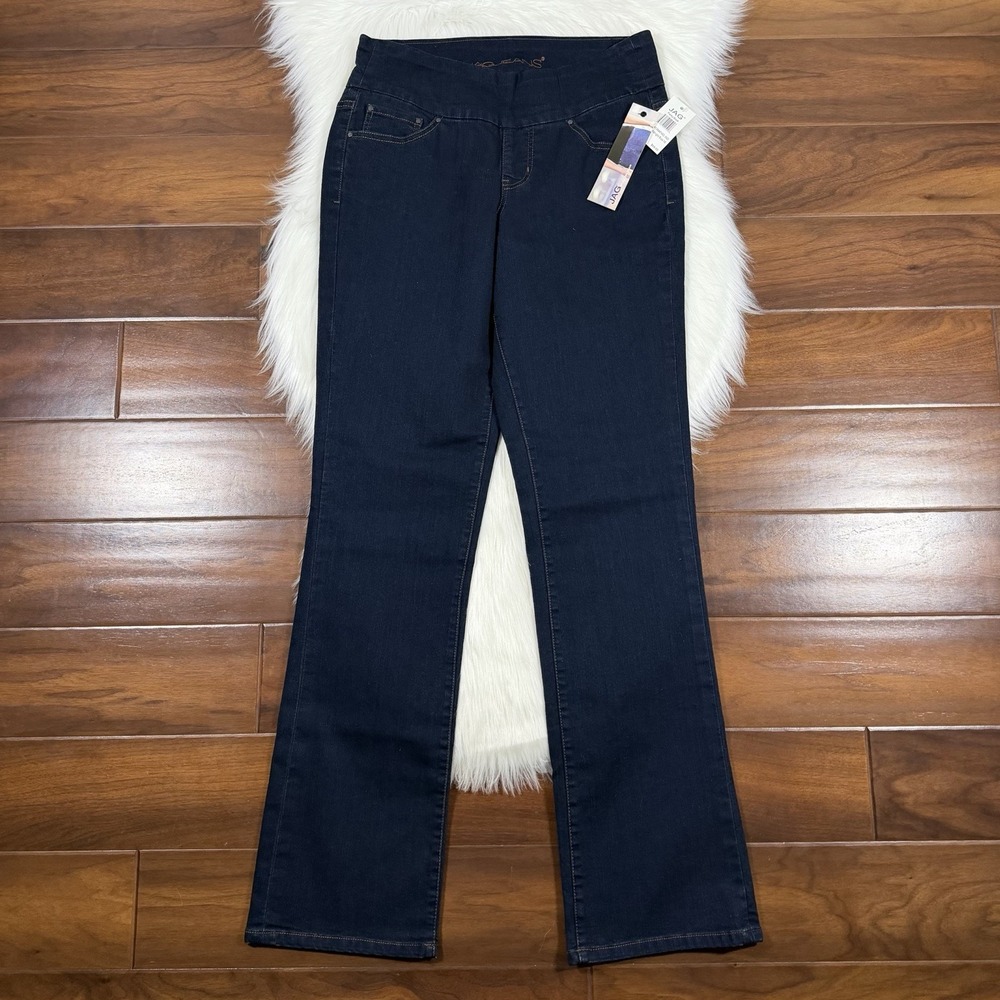 Jag Jeans Women's Size 10 Midnight Paley High Rise Boot Leg Pull On Denim Jeans